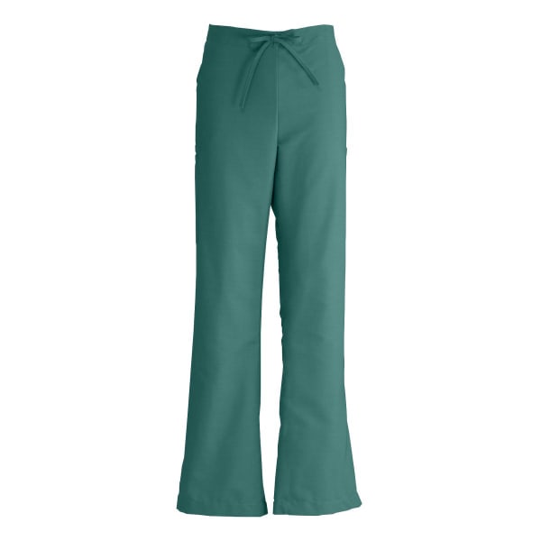 Medline ComfortEase Polyester/Cotton Modern Fit Ladies Tall Cargo Scrub Pants, Large, Evergreen