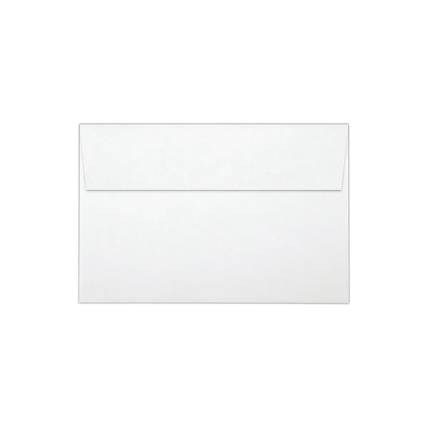 LUX Invitation Envelopes, A9, Peel & Press Closure, White, Pack Of 50
