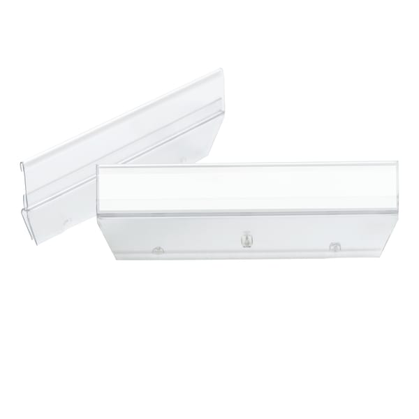 Smead Easy Slide Tabs, 3 1/2in x 1/2in, Clear, Pack Of 18