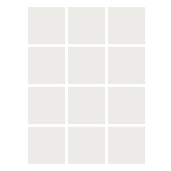 Flipside Products Dry-Erase Stickables With Dry-Erase Marker, 3in x 3in, White, 12 Stickables Per Pack, Set Of 2 Packs