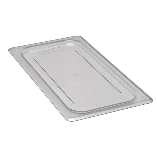 Cambro Camwear 1/3 Flat Food Pan Lids, Clear, Set Of 6 Lids