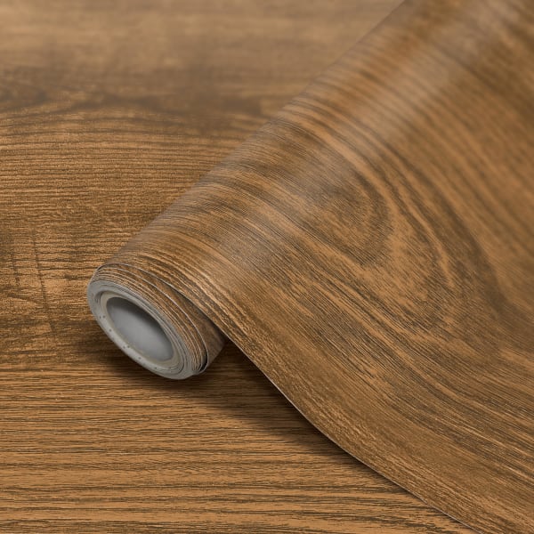 Teacher Created Resources Peel And Stick Decorative Paper Roll, 17-1/2in x 10', Classic Wood