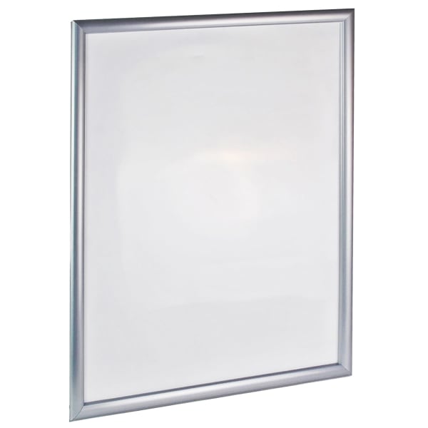Azar Displays Wall Snap Poster Frame Vertical/Horizontal Sign Holder, 30inH x 20inW x 3/4inD, Silver