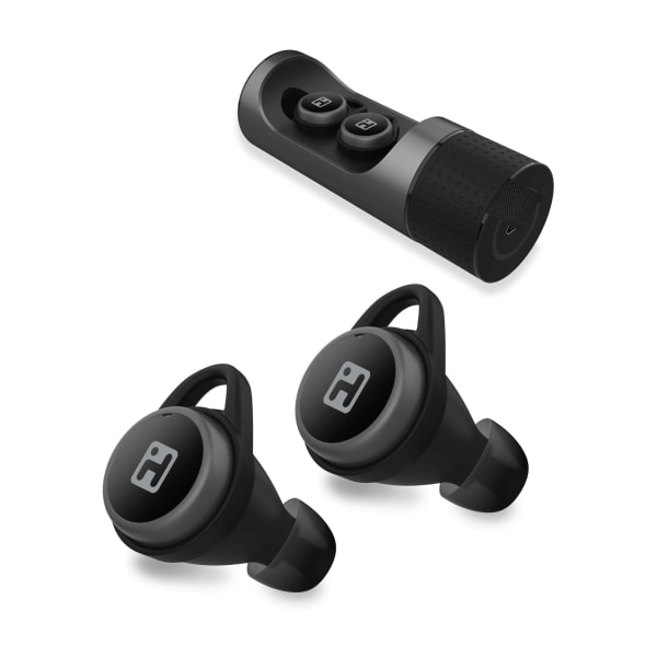 iHome AX-50 True Wireless Bluetooth In-Ear Earbuds, Black