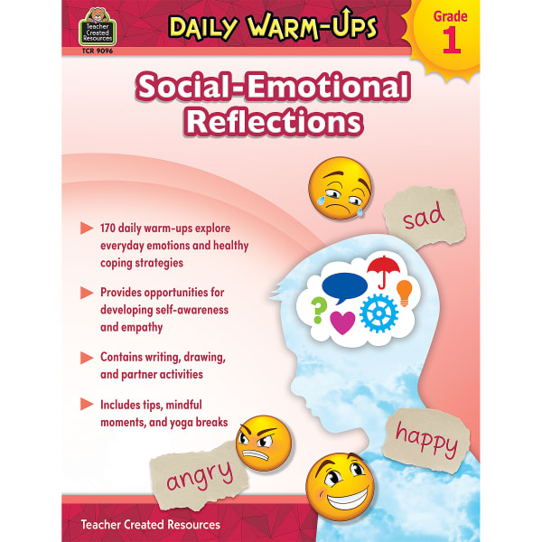 Teacher Created Resources Daily Warm-Ups: Social-Emotional Reflections, 1st Grade