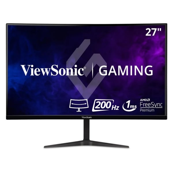 ViewSonic VX2718-PC-MHD 27in Curved 1ms 180Hz HD Gaming Monitor, FreeSync Premium