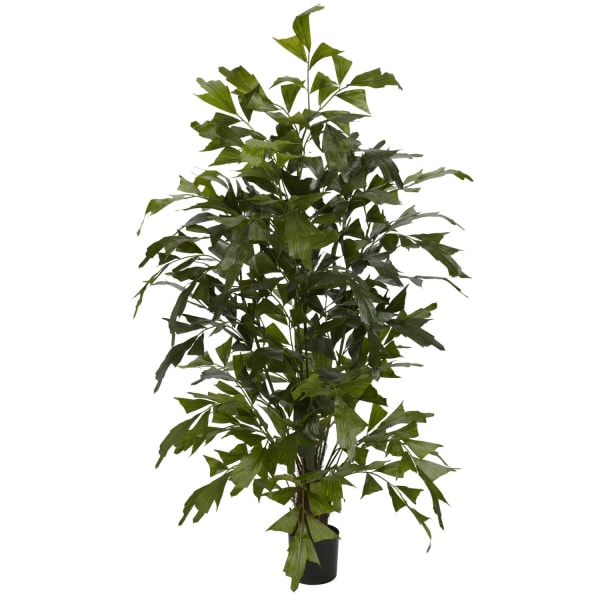 Nearly Natural 4 1/2ftH Silk Fishtail Palm Tree With Pot