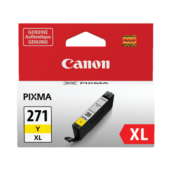 Canon CLI-271XL Yellow High-Yield Ink Tank, 0339C001