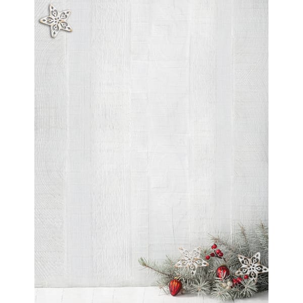 Great Papers! Holiday-Themed Letterhead Paper Stationery, 8-1/2in x 11in, Woodsy Pine, Pack Of 80 Sheets
