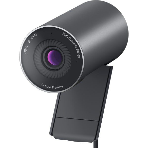 Dell WB5023 Webcam - 60 fps - USB 2.0 Type A - 2560 x 1440 Video - CMOS Sensor - Auto-focus - 78 deg. Angle - 4x Digital Zoom - Microphone - Display Screen, Computer, Monitor