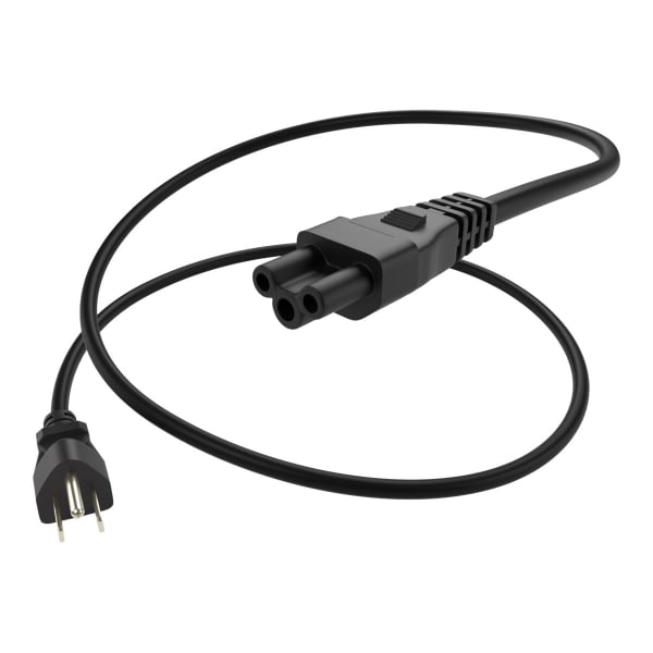 UNC Group - Power cable - NEMA 5-15P to IEC 60320 C5 - AC 250 V - 10 A - 3 ft - black