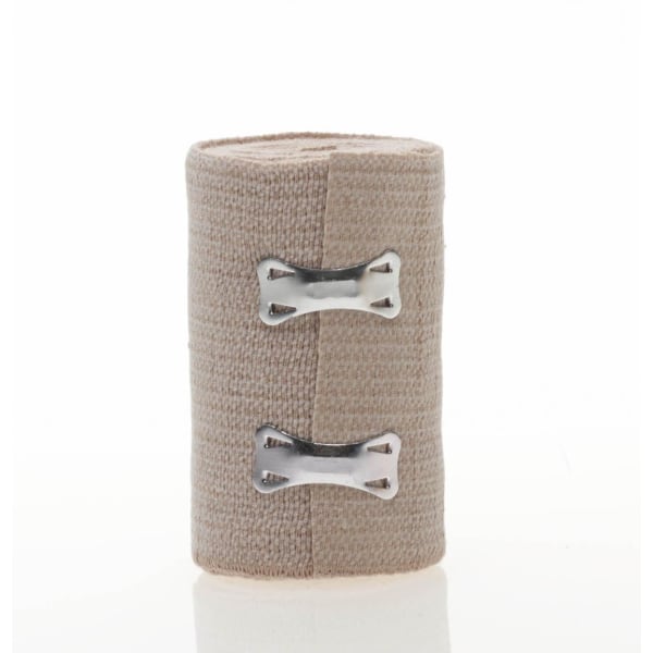 Medline Soft-Wrap Sterile Elastic Bandages, 4in x 5 Yd., Tan, Pack Of 20