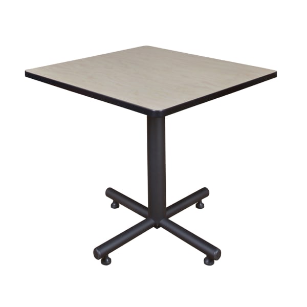 Regency Kobe X-Base Square Breakroom Table, 29inH x 30inW x 30inD, Maple