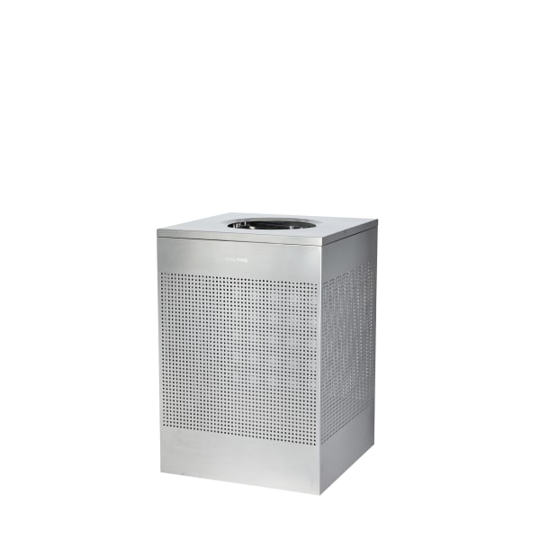 Alpine Industries Steel, Indoor Trash Can, 40 Gallons (151 liters), Silver (438-40-SS)