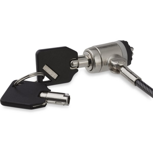 StarTech.com 6ft (2m) Laptop Cable Lock with Keys, Anti-Theft Keyed Security Cable  - LTLOCKKEY