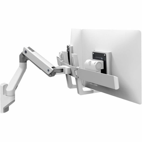 Ergotron Mounting Arm for Monitor, TV - White - 2 Display(s) Supported - 32in Screen Support - 17.50 lb Load Capacity - 100 x 100, 75 x 75