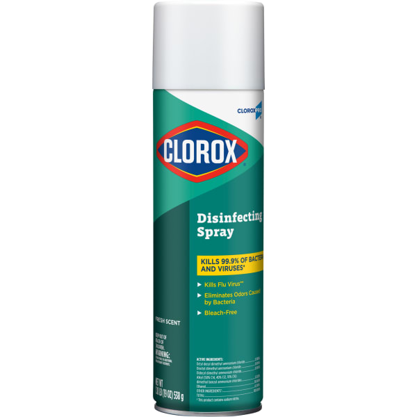 Clorox Disinfecting Spray, Fresh Scent, 19 Oz Bottle