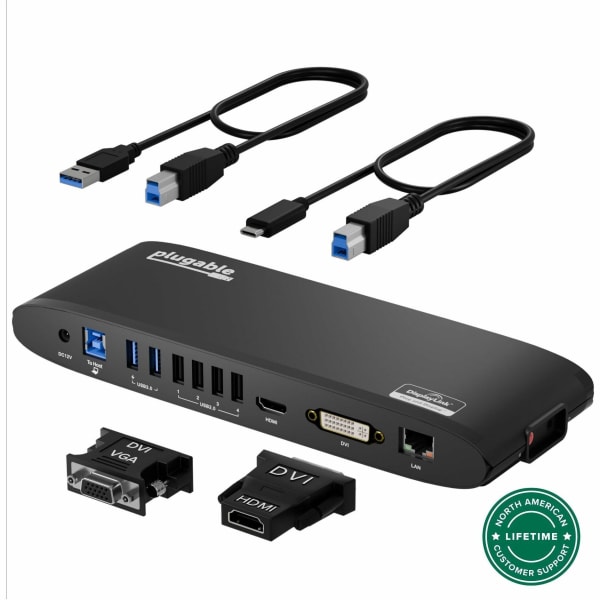 Plugable USB 3.0 Universal Laptop Docking Station  - UD3900H