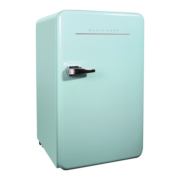 Magic Chef 3.2 Cu. Ft. Retro Mini Fridge With Manual Defrost, Green