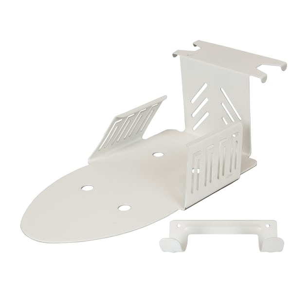 Hospitality 1 Source Metal Iron Organizers, 13inL x 4inW x 6inD, White, Pack Of 24 Organizers