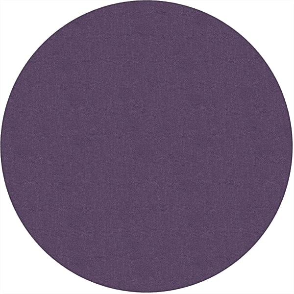 Flagship Carpets Americolors Rug, Round, 6ft, Pretty Purple