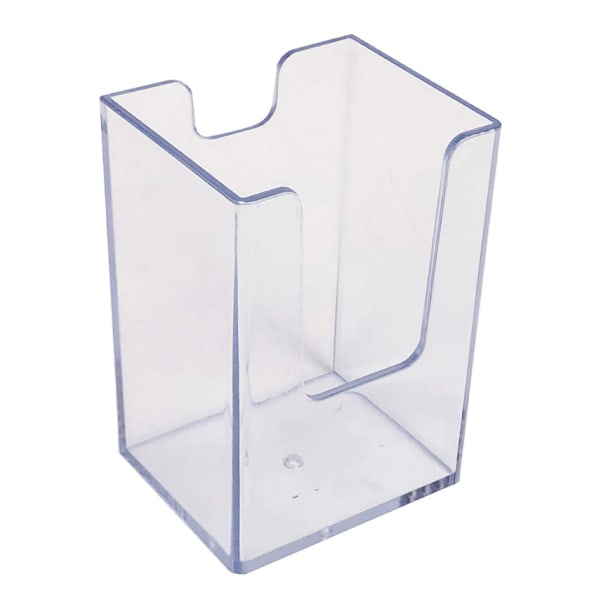 Azar Displays Deep Vertical Business/Gift Card Holders, 3-1/2inH x 2-15/16inW x 1-15/16inD, Clear, Pack Of 10 Holders