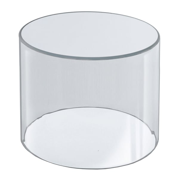 Azar Displays Deluxe 10in Display Cylinder, Medium Size, 10in x 10in, Clear