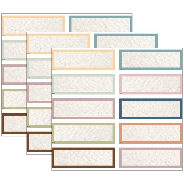 Teacher Created Resources Labels Magnetic Accents, Everyone is Welcome, 20 Per Pack, Set Of 3 Packs