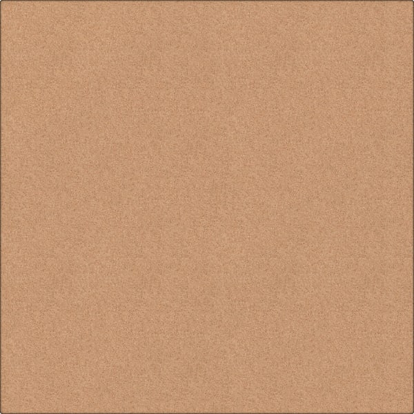 U Brands Jumbo Canvas Tile Cork Board, 30in X 30, Frameless (4887U00-01)