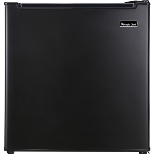 Magic Chef 1.7 cu. ft. Mini Refrigerator - 1.70 ft3 - Manual Defrost - Reversible - 208 kWh per Year - Black, White