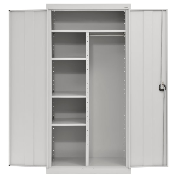 Sandusky Elite Series 36inW Heavy-Duty Assembled Combination Storage Cabinet, Dove Gray