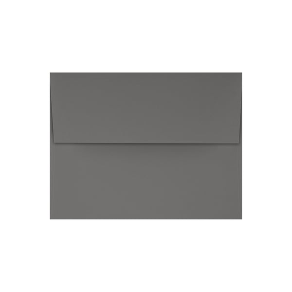 LUX Foil-Lined Invitation Envelopes A4, Peel & Press Closure, Smoke/Silver, Pack Of 50