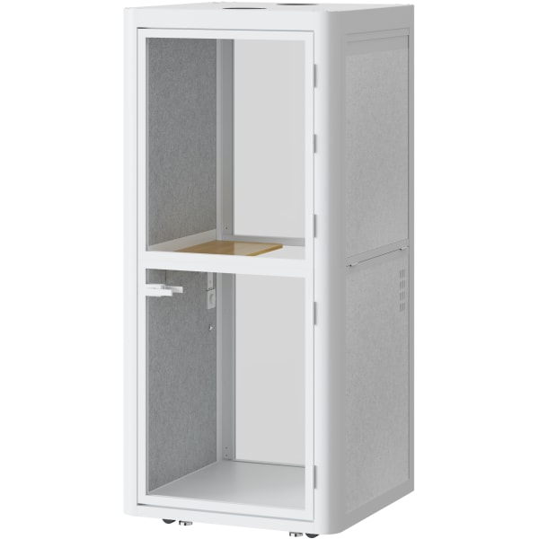 FlexiSpot EP1F Soundproof Booth, White, 89in x 40in