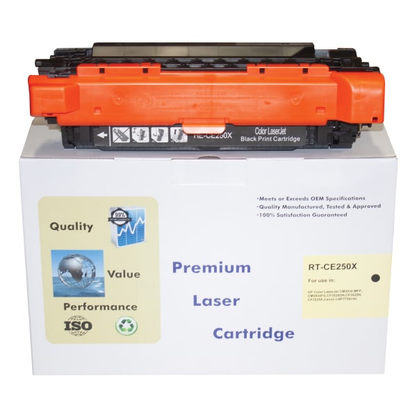 M&A Global Remanufactured Black High Yield Toner Cartridge Replacement For HP 504X, CE250X, CE250X-CMA