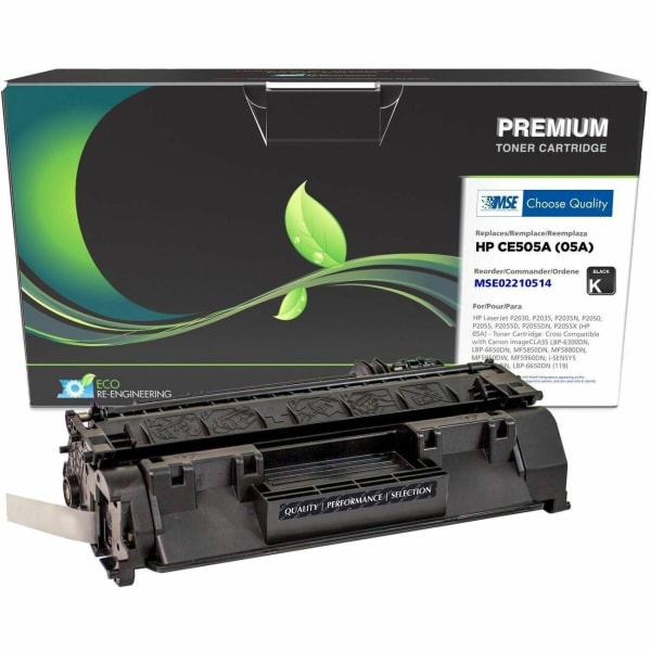 MSE - Black - compatible - remanufactured - toner cartridge (alternative for: HP 05A) - for HP LaserJet P2035, P2035n, P2055, P2055d, P2055dn, P2055x