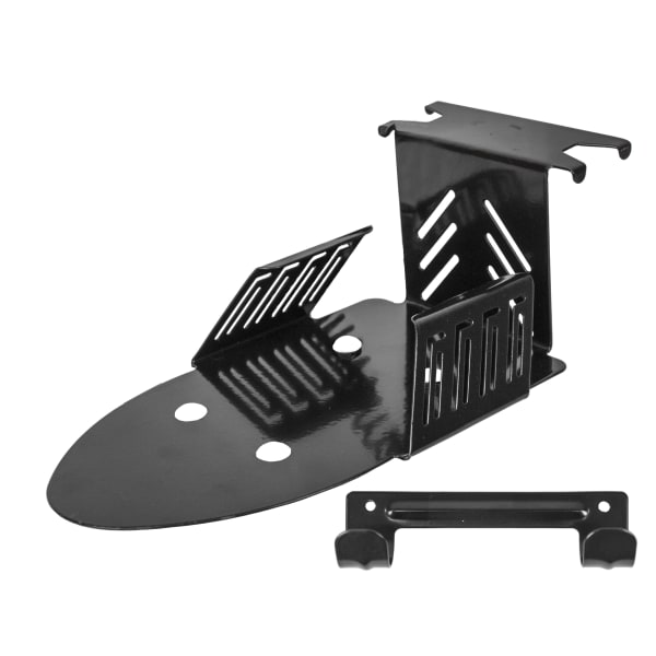 Hospitality 1 Source Metal Iron Organizers, 13inL x 4inW x 6inD, Black, Pack Of 24 Organizers