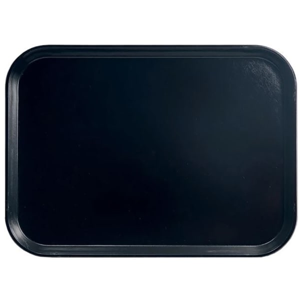 Cambro Fast Food Trays, 12in x 16-5/16in, Black, Pack Of 12 Trays