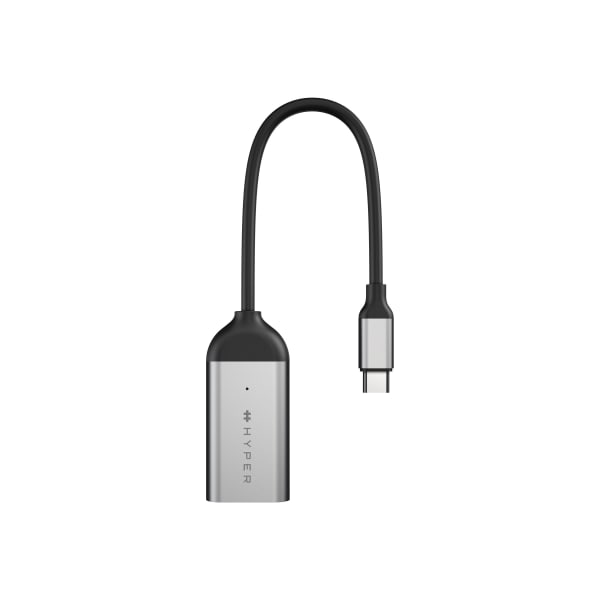 Targus Sanho HyperDrive USB-C To 8K/4K HDMI Adapter, Silver, HD-H8K