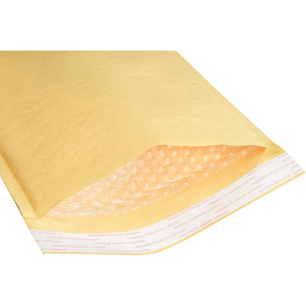 SKILCRAFT Kraft Lightweight Cushioned Mailers, 6in x 10in, Kraft, Pack Of 200 (AbilityOne 8105-00-117-9860)