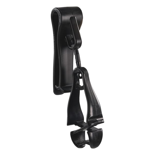 Ergodyne 3425 Glove Belt Clip Holder, 6-1/2in, Black, Total Qty 1