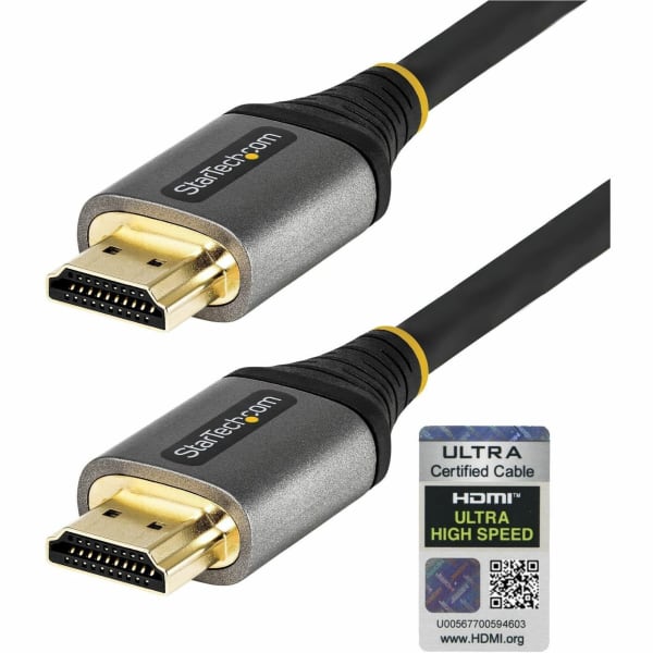 StarTech.com Ultra High-Speed HDMI Cable, 6.56ft, Gray/Black