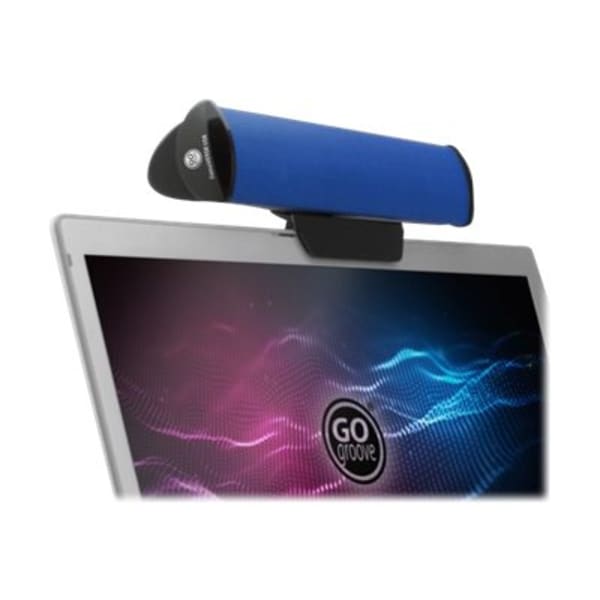 GOgroove SonaVERSE USB - Sound bar - for PC (grille color - blue)