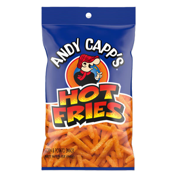 Andy Capps Hot Fries, 3 Oz, Pack Of 7 Bags