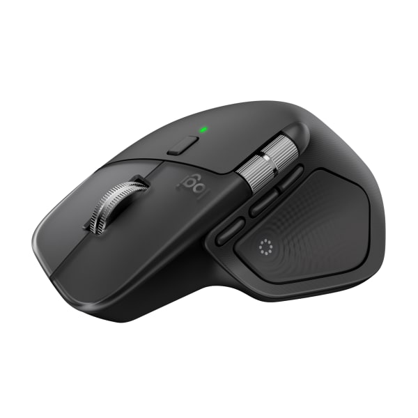Logitech MX Master 4 Ergonomic Wireless Mouse with Advanced Performance Haptic Feedback, Bluetooth, Black, 910007560