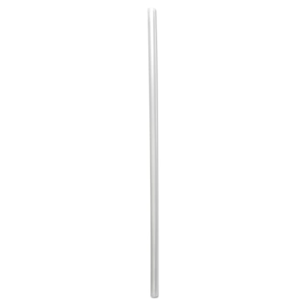 Boardwalk Wrapped Giant Straws, 10-1/4in, Clear, Carton Of 1,000 Straws