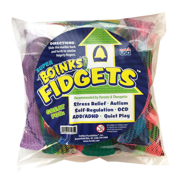 Endless Possibilities Super Boinks Fidgets, Multicolor, Pack Of 10 Fidgets