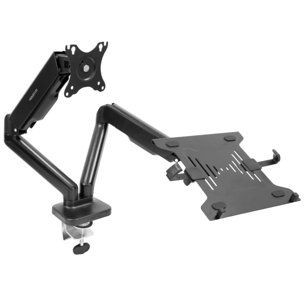 Mount-It! Height Adjustable Laptop Desk Mount, Black