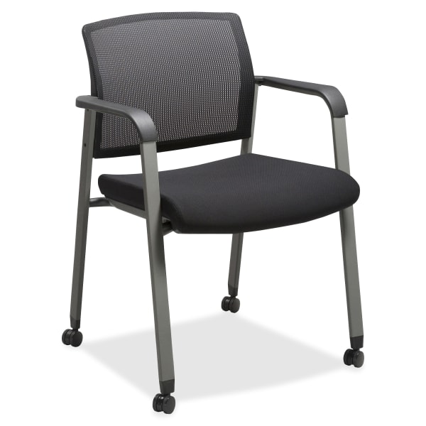 Lorell Guest Chair, Black/Gray