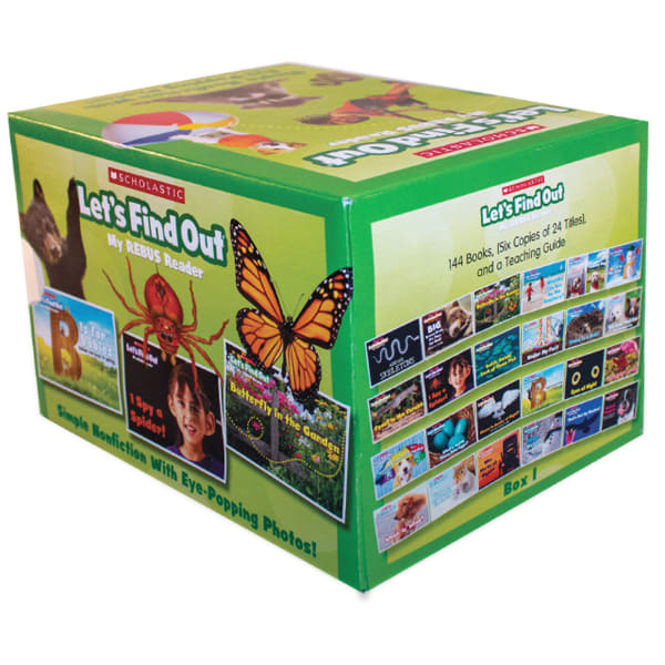 Scholastic Teaching Solutions Lets Find Out: My Rebus Readers Box 1, Multiple Copy Set