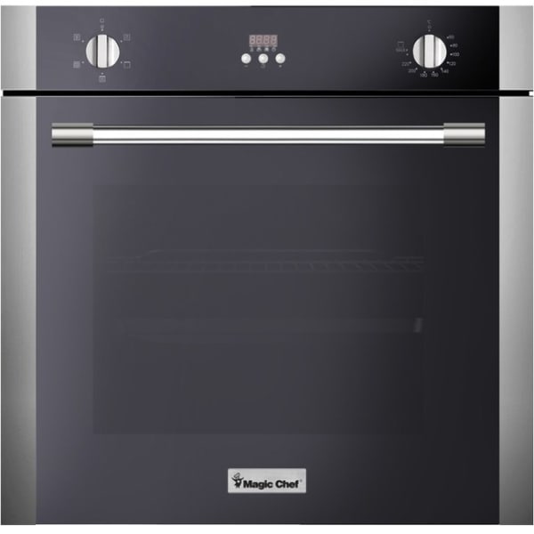 Magic Chef 24-Inch Built-In Wall Oven - Single - 24in - 2.20 ft3 Main Oven - Electric Heat Source (Main Oven) - MCSWOE24S